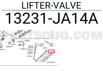 Nissan 13231JA14A LIFTER-VALVE