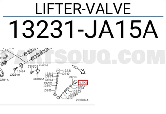 Nissan 13231JA15A LIFTER-VALVE