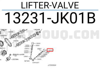 Nissan 13231JK01B LIFTER-VALVE