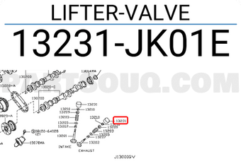 Nissan 13231JK01E LIFTER-VALVE