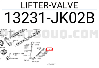 Nissan 13231JK02B LIFTER-VALVE