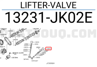 Nissan 13231JK02E LIFTER-VALVE