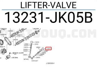 Nissan 13231JK05B LIFTER-VALVE
