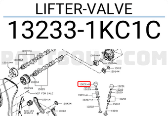 Nissan 132331KC1C LIFTER-VALVE