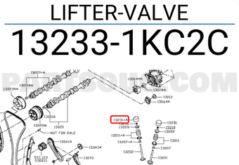 Nissan 132331KC2C LIFTER-VALVE