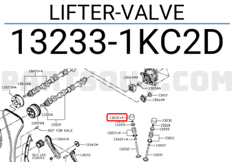Nissan 132331KC2D LIFTER-VALVE