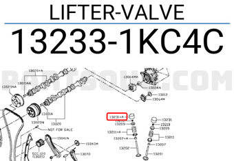 Nissan 132331KC4C LIFTER-VALVE