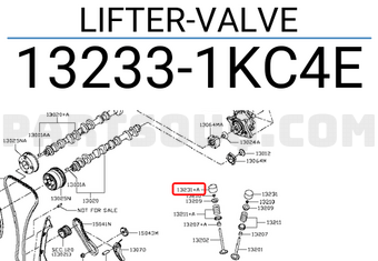 Nissan 132331KC4E LIFTER-VALVE