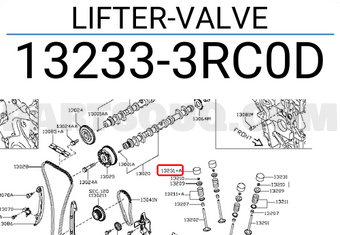 Nissan 132333RC0D LIFTER-VALVE