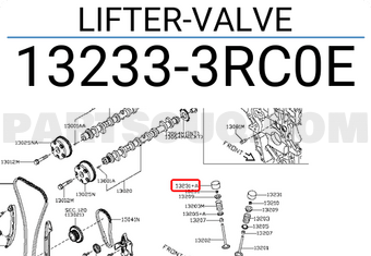 Nissan 132333RC0E LIFTER-VALVE