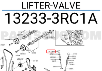 Nissan 132333RC1A LIFTER-VALVE