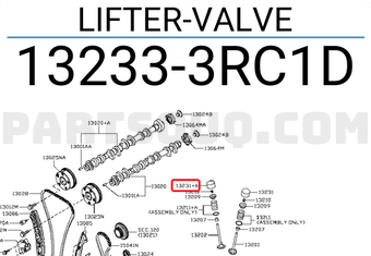 Nissan 132333RC1D LIFTER-VALVE