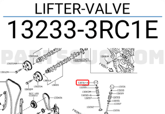 Nissan 132333RC1E LIFTER-VALVE