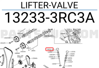 Nissan 132333RC3A LIFTER-VALVE