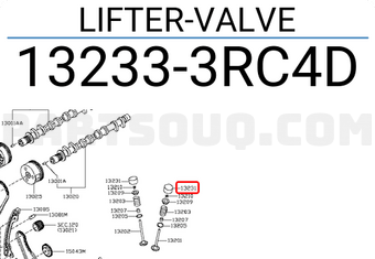 Nissan 132333RC4D LIFTER-VALVE