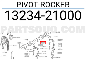 Nissan 1323421000 PIVOT-ROCKER