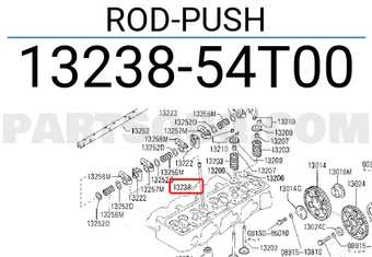 Nissan 1323854T00 ROD-PUSH
