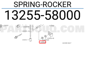 Nissan 1325558000 SPRING-ROCKER