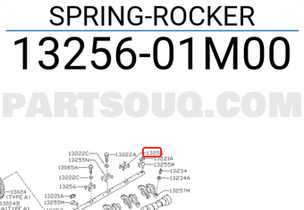 Nissan 1325601M00 SPRING-ROCKER