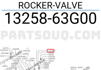 Nissan 1325863G00 ROCKER-VALVE