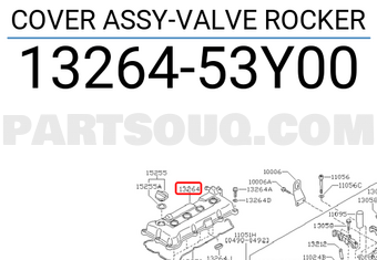 Nissan 1326453Y00 COVER ASSY-VALVE ROCKER