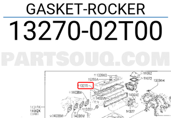 Nissan 1327002T00 GASKET-ROCKER