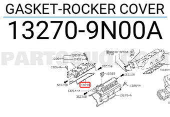 Nissan 132709N00A GASKET-ROCKER COVER