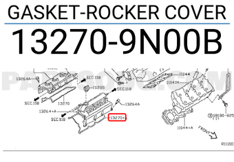 Nissan 132709N00B GASKET-ROCKER COVER