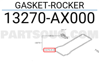 Nissan 13270AX000 GASKET-ROCKER