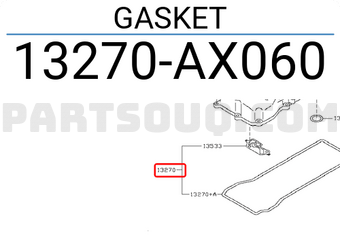 Nissan 13270AX060 GASKET