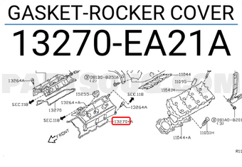 Nissan 13270EA21A GASKET-ROCKER COVER