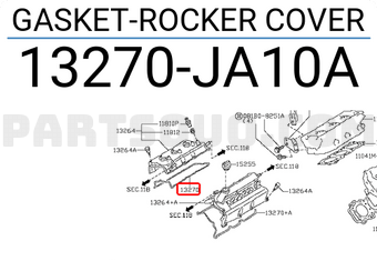 Nissan 13270JA10A GASKET-ROCKER COVER