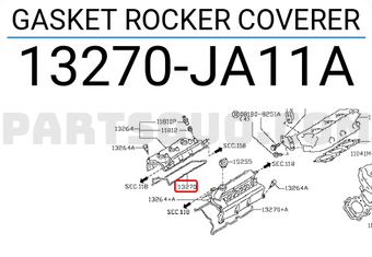 Nissan 13270JA11A GASKET ROCKER COVERER