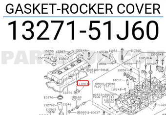 Nissan 1327151J60 GASKET-ROCKER COVER