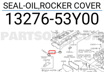 Nissan 1327653Y00 SEAL-OIL,ROCKER COVER