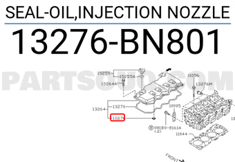 Nissan 13276BN801 SEAL-OIL,INJECTION NOZZLE