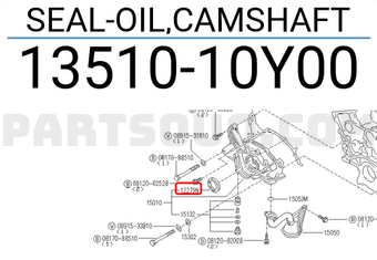 Nissan 1351010Y00 SEAL-OIL,CAMSHAFT