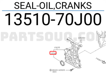 Nissan 1351070J00 SEAL-OIL,CRANKS