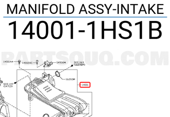 Nissan 140011HS1B MANIFOLD ASSY-INTAKE