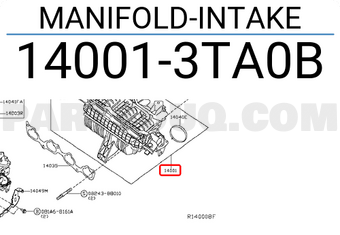 Nissan 140013TA0B MANIFOLD-INTAKE