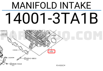 Nissan 140013TA1B MANIFOLD INTAKE