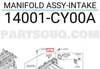 Nissan 14001CY00A MANIFOLD ASSY-INTAKE