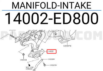 Nissan 14002ED800 MANIFOLD-INTAKE
