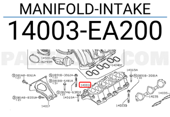 Nissan 14003EA200 MANIFOLD-INTAKE