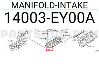 Nissan 14003EY00A MANIFOLD-INTAKE
