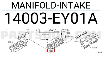 Nissan 14003EY01A MANIFOLD-INTAKE