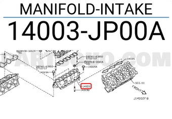 Nissan 14003JP00A MANIFOLD-INTAKE