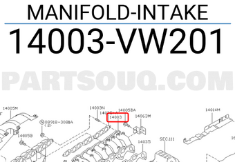 Nissan 14003VW201 MANIFOLD-INTAKE