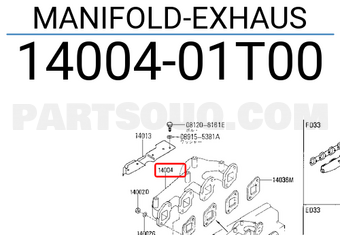 Nissan 1400401T00 MANIFOLD-EXHAUS