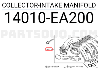 Nissan 14010EA200 COLLECTOR-INTAKE MANIFOLD